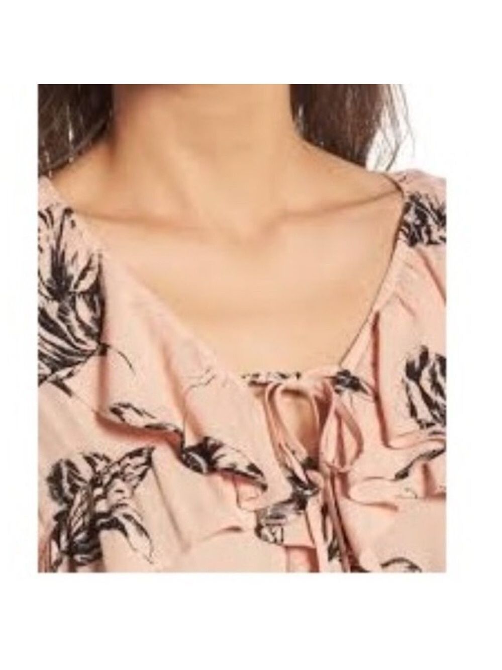 BP. - Print Ruffle Top